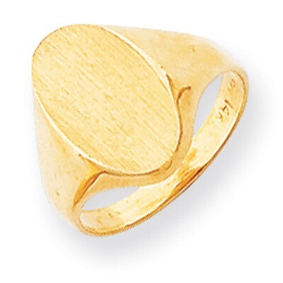 Signet Ring 14k Gold RS181, MPN: RS181, 883957369150