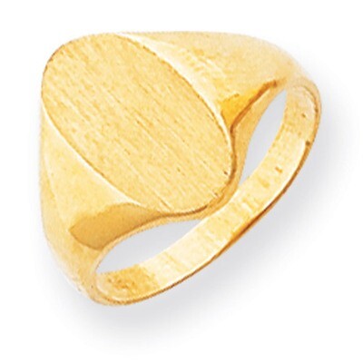Signet Ring 14k Gold RS180, MPN: RS180, 883957527536