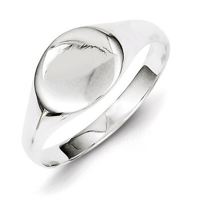 Signet Ring Sterling Silver QR2472, MPN: QR2472, 883957250533