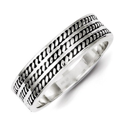 Ring Antiqued Sterling Silver QR1955, MPN: QR1955, 883957184951