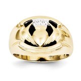 Mens Ring Mounting 10k Gold 10X160B, MPN: 10X160B,