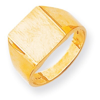 Signet Ring 14k Gold RS364, MPN: RS364, 883957442839