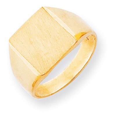 Signet Ring 14k Gold RS358A, MPN: RS358A, 883957483764