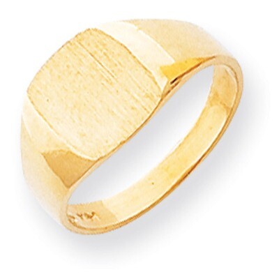 Signet Ring 14k Gold RS300, MPN: RS300, 883957369334
