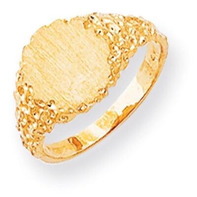 Signet Ring 14k Gold RS291, MPN: RS291, 883957467658