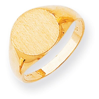 Signet Ring 14k Gold RS285, MPN: RS285, 883957492520