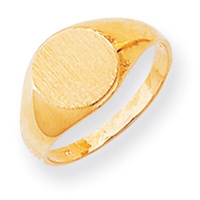 Signet Ring 14k Gold RS284, MPN: RS284, 883957369297