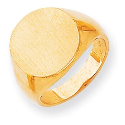Signet Ring 14k Gold RS287, MPN: RS287, 883957442358