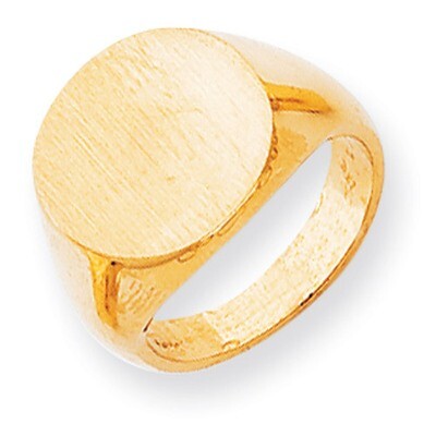 Signet Ring 14k Gold RS280, MPN: RS280, 883957410500