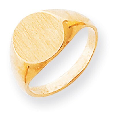 Signet Ring 14k Gold RS276, MPN: RS276, 883957467634