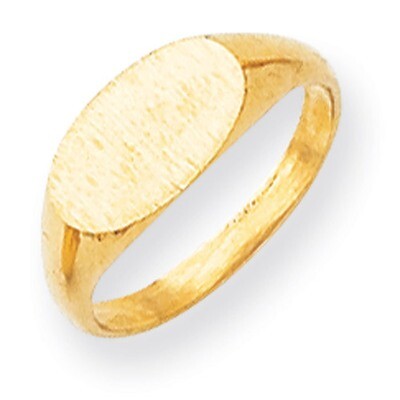 Signet Ring 14k Gold RS258, MPN: RS258, 883957442303