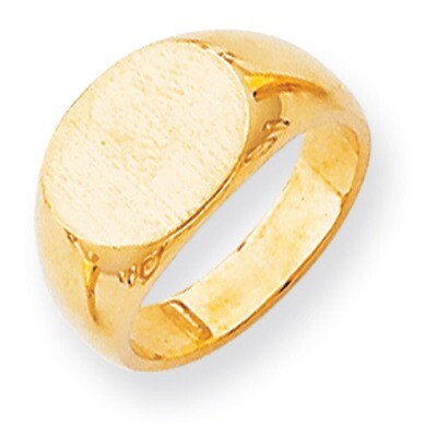 Signet Ring 14k Gold RS252, MPN: RS252, 883957410463