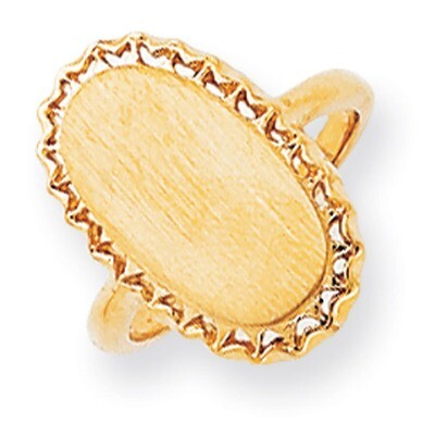 Signet Ring 14k Gold RS204, MPN: RS204, 883957369211