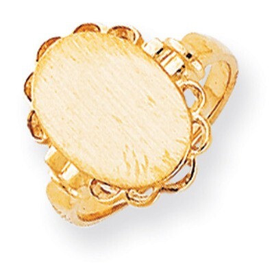 Signet Ring 14k Gold RS202, MPN: RS202, 883957467573