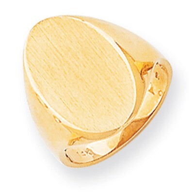 Signet Ring 14k Gold RS187, MPN: RS187, 883957467528