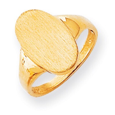 Signet Ring 14k Gold RS189, MPN: RS189, 883957467535