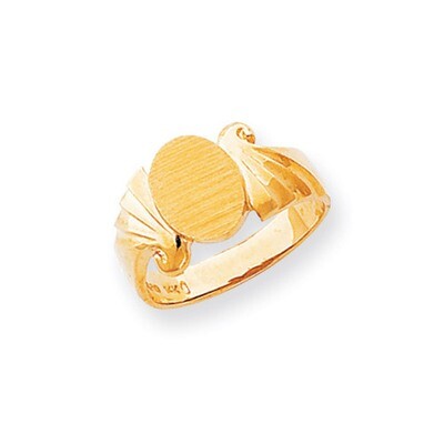 Signet Ring 14k Gold CH182, MPN: CH182, 883957393988