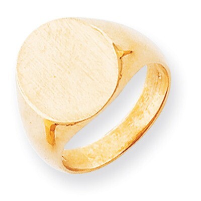 Signet Ring 14k Gold RS143, MPN: RS143, 883957498645