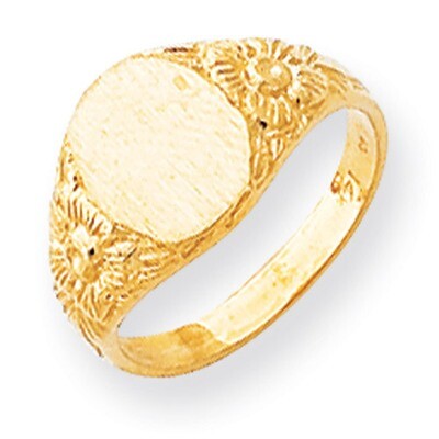 Signet Ring 14k Gold RS169, MPN: RS169, 883957442181