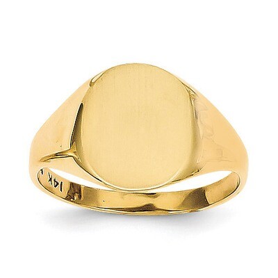 Signet Ring 14k Gold RS113, MPN: RS113, 883957410326