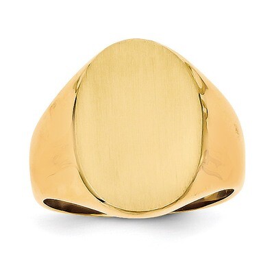 Signet Ring 14k Gold RS107, MPN: RS107, 883957681306