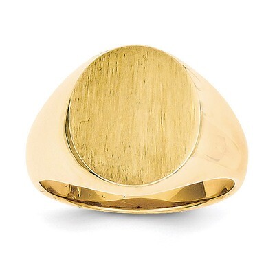 Signet Ring 14k Gold RS106, MPN: RS106, 883957498614