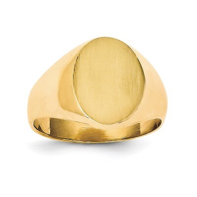 Signet Ring 14k Gold RS104, MPN: RS104, 883957492506