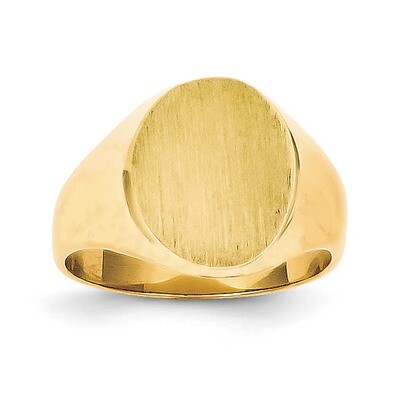 Signet Ring 14k Gold RS103, MPN: RS103, 883957492490