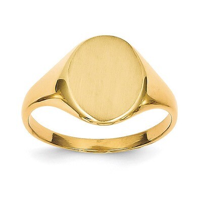 Signet Ring 14k Gold RS101, MPN: RS101, 883957534282