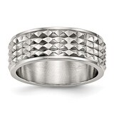 Studded Ring Stainless Steel Polished SR461, MPN: SR461, 886774527086