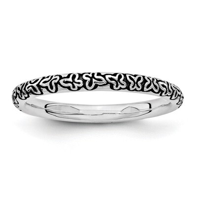 Ring - Sterling Silver Antiqued QSK1651, MPN: QSK1651, 886774252957