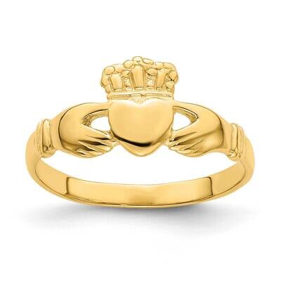 Claddagh Ring 14k Gold Polished R701, MPN: R701, 196904051740
