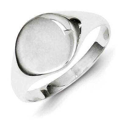 Signet Ring Sterling Silver QR2426, MPN: QR2426, 883957249223