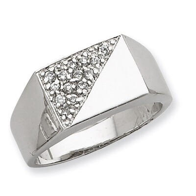 Men&#39;s Diamond Ring Sterling Silver QR1286, MPN: QR1286, 883957180069