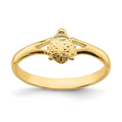 Ladybug Baby Ring 14k Gold D3118, MPN: D3118, 637218001798