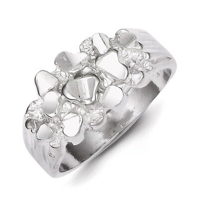 Men&#39;s Nugget Ring Sterling Silver QR129, MPN: QR129, 883957180120