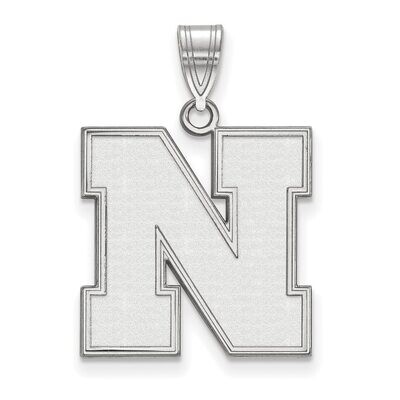 University of Nebraska Large Pendant 14k White Gold 4W068UNE, MPN: 4W068UNE, 886774853703