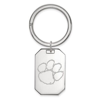 Clemson University Key Chain Sterling Silver SS026CU, MPN: SS026CU, 886774680309