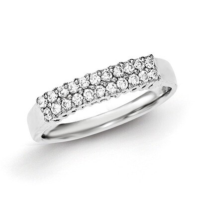 CZ Ring Sterling Silver QR6266-6