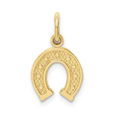 Horseshoe Charm 10k Gold 10C1738, MPN: 10C1738,