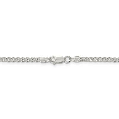 36 Inch 2.5mm Round Spiga Chain Sterling Silver QSP060-36, MPN: QSP060-36, 886774125190