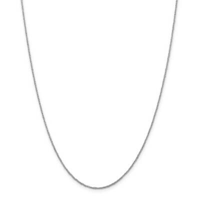 1.1mm Ropa Chain 22 Inch 14k White Gold WRPA020-22, MPN: WRPA020-22, 883957170213