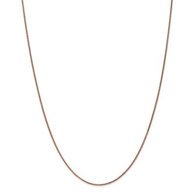 Leslie&#39;s 1.2mm Spiga (Wheat) Chain 24 Inch 14k Rose Gold  HB-1851-24, MPN: 1851-24, 886774544960