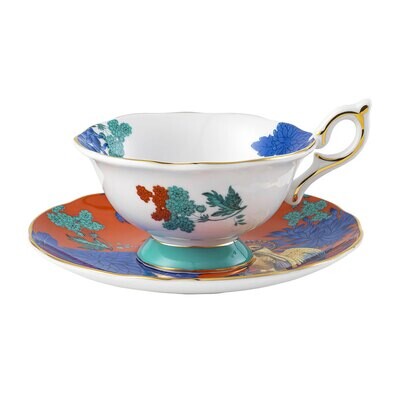 Wedgwood Wonderlust Golden Parrot Teacup &amp; Saucer 1057271, MPN: 1057271, 701587442176