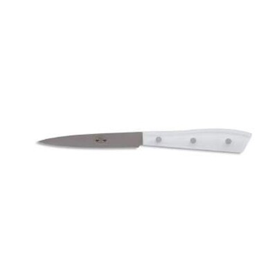 Berti Compendio Paring Knife Grey Blade Ice Lucite Handle 7215