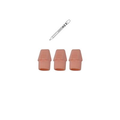 Acme Number 2 Erasers 3Pk PREFERASE2, MPN: PREFERASE2