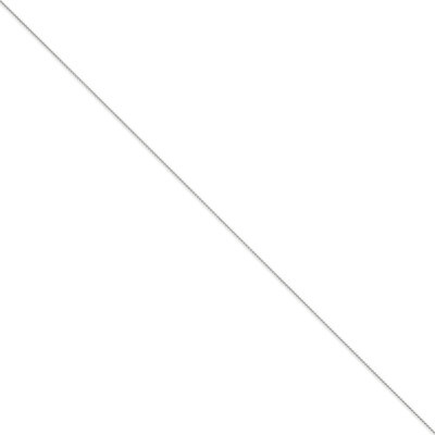 0.80mm Spiga Pendant Chain 20 Inch 14k White Gold PEN158-20, MPN: PEN158-20, 886774993430
