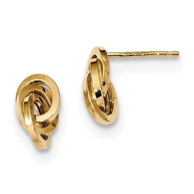 Post Dangle Earrings 14k Gold Polished TL1068, MPN: TL1068, 191101146978