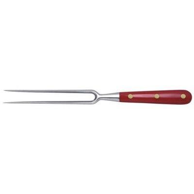 Berti Carving Fork Red Lucite Handle 2410