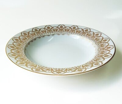 Royal Limoges Oasis White Rim Soup 9&quot; A235-REC20649, MPN: A235-REC20649, 3700409916175